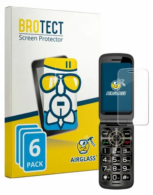 Produktbild von 6x BROTECT Schutzglas für Guwet G739 Schutzfolie Panzer Folie Glas Display Schutz klar