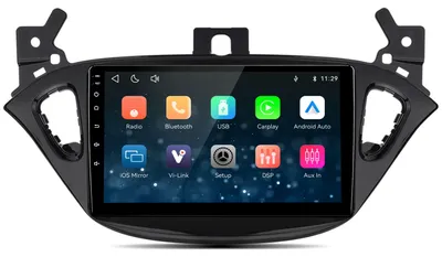 Produktbild von 9 Zoll Plug & Play Autoradio für Opel Corsa E 2015-2019 Opel Adam 2013-2016 CarPlay Android Auto Bluetooth Navigation Lenkradsteuerung Linux