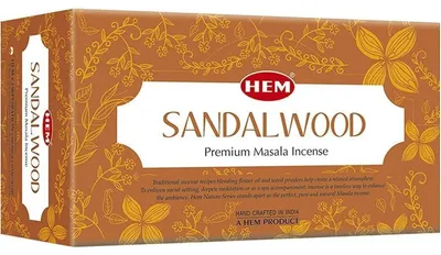 Obrázok produktu pre Sada 12 vonných tyčiniek s vôňou santalového dreva a masala