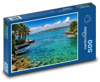 Obrázok produktu pre Puzzle 500 Étang de Thau pri Sète – krajina - martinpuzzle