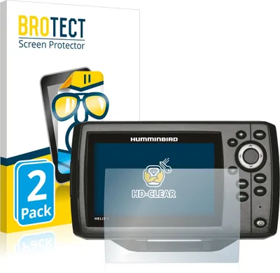 Produktbild von 2x Für Humminbird Helix 5 Schutzfolie BROTECT Displayschutz Display Schutz Folie Klar Transparent