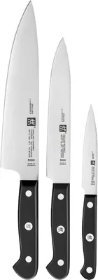 Zdjęcie produktu dla ZWILLING 36130-003-0 Set de 3 Couteaux, Acier Inoxydable, Noir, 34 x 14 x 3 cm, Zestaw noży, Stal kuta, Plastik, Stal nierdzewna, Czarny, Ergonomiczny