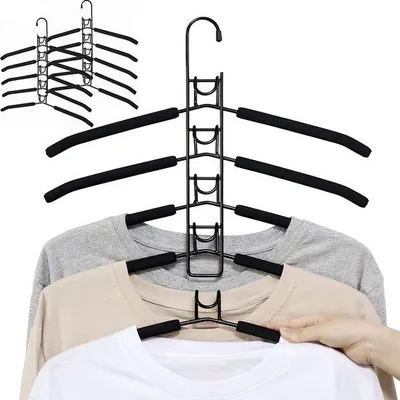 Produktbild von Famanu Kleiderständer Set 2er, platzsparend, 5-in-1, stabil, rutschfest