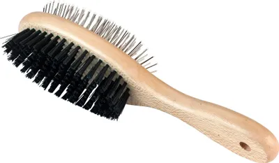 Obrázok produktu pre Drevená obojstranná kefa pre psov, 23 cm, Kerbl
