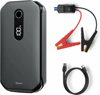 Produktbild von BASEUS Starthilfe Powerbank 12000mAh mit 1000A Spitzenstrom, 12V Auto Booster für PKW, SUV, Motorrad und Diesel Motoren bis 3.5L