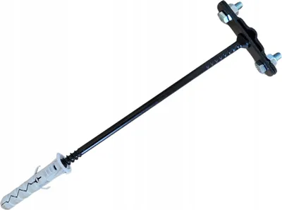 Immagine prodotto di Supporto antifulmine per nastro e filo fi12 L - 200 NERO