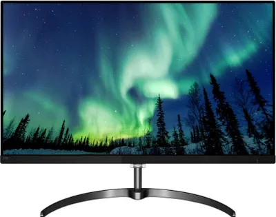 Produktbild von Philips E Line 4K Ultra HD-LCD-Monitor 276E8VJSB/00, 68,6 cm (27"), 3840 x 2160 Pixel, 4K Ultra HD, LED, 5 ms, Schwarz, Grau