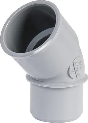 Productafbeelding van PVC-bocht 45°, mannelijke aansluiting, diameter 100