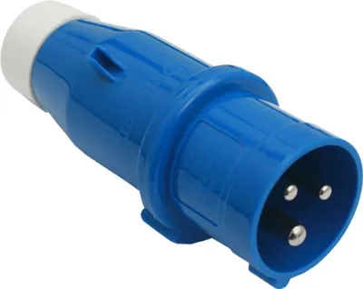 Immagine prodotto di Connettore CEE IP44 16A caravan barca 220V - 250V blu