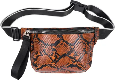 Produktbild von styleBREAKER Damen Bauchtasche mit Schlangen Muster, verstellbarer Gurt, Reißverschluss, Gürteltasche, Hüfttasche 02012321
