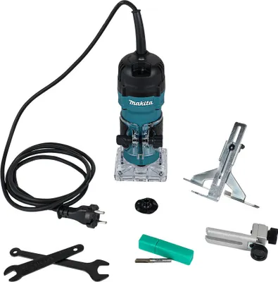Produktbild von Makita Einhandfräse 530 W 3711 Leistung: 530 W/Leerlaufdrehzahl: 35.000 min-1