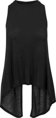 Productafbeelding van Dames top Urban Classics HiLo Viscose, zwart - maat L