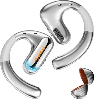Immagine prodotto di Casti Open-Ear OneOdio OpenRock Pro, TWS, Bluetooth 5.2, IPX5, argento