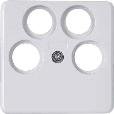 Produktbild von Kopp HK02-Antennenabdeckung 4 370013008 Anschlüsse arktisweiß