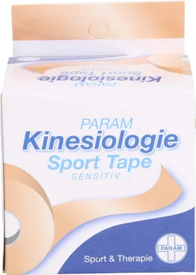 Image de PARAM Kinesiologie Sport Tape 5 cm x 5 m Beige, 1 pc. pansement