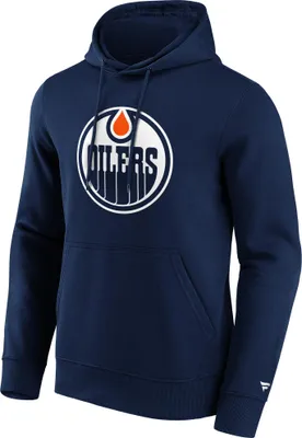 Immagine prodotto di Felpa con cappuccio NHL Fanatics Branded Iconic Primary Color Logo Graphic - Donna, Taglie:XL, Squadre NHL:Edmonton Oilers