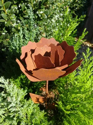 Immagine prodotto di Piccola rosa in acciaio inox, da infilare