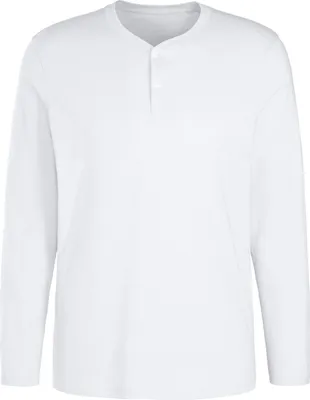 Produktbild von H.I.S. Langarmshirt - Henleyshirt langarm weiß Größe XL