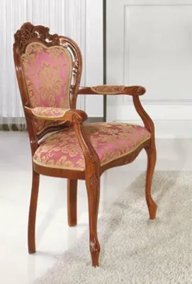 Produktbild von Klassische Stühle Stuhl Designer Holzstuhl Esszimmerstuhl Luxus Holz Lehnstuhl