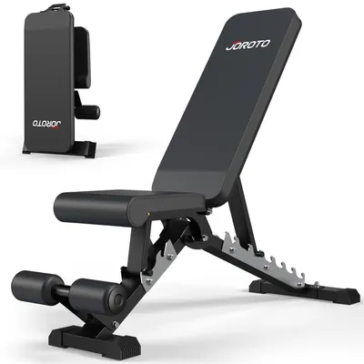 Immagine prodotto di Panca regolabile per pesi - Pieghevole - 360 kg - 4 in 1 - Nero