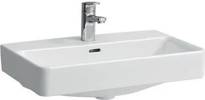 Produktbild von Waschtisch PRO S Spezialausf o ÜL o HL 550x465mm weiß LCC
