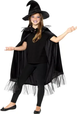 Image de Smiffys - Kit d'accessoires de déguisement pour enfants SM1757 (Taille unique) (Noir)