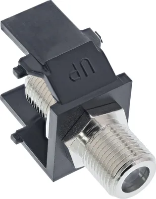 Image de EFB Keystone Einbauadapter F-Verbinder, schwarz