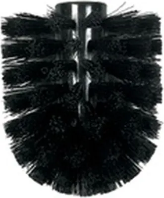 Produktbild von Spirella WC Bürste Ersatz Bürstenkopf (ØxH): 8,3 x 10 cm schwarz passend zu den Serien Darwin, Atlanta, Etna, Lemon, Level, Max Light Porzellan, Mero, Opera, Quadro, Retro, Sun&Moon, Sydney, Malibu