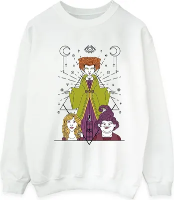 Produktbild von Disney - "Hocus Pocus" Sweatshirt für Herren BI20741 (L) (Weiß)