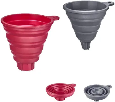 Obrázok produktu pre lievik WESTMARK, 2-dielny, sklápací, silikónový
