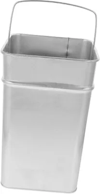 Produktbild von Famanu Abfallbehälter Außen - Metall - 31x20x20cm - Mit sanfter Schließung