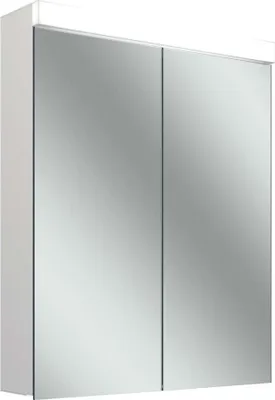 Image de LOW plus 15 LED armoire de toilette, 2 portes 35/35cm, 695x147x747mm, éclairage en haut, 172.270.02.0201