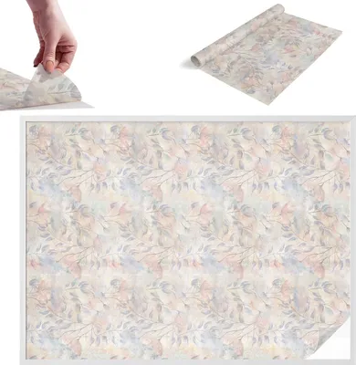 Obrázek produktu pro Fólie na ochranu soukromí - 146x200 cm - barevné sklo / vitrážový design - neprůhledná a dekorativní - samolepicí dekorativní skleněná fólie - UV ochrana, snadná instalace - efekt změny