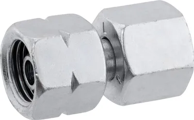 Produktbild von Verbindungsstück 1/4' Überwurfmutter auf Rohrstutzen 8mm mit Schneidring