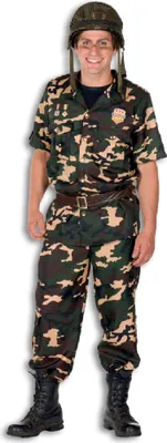 Produktbild von L3300670-54 Herren Soldat Carmourflage Soldatenuniform Gr.54