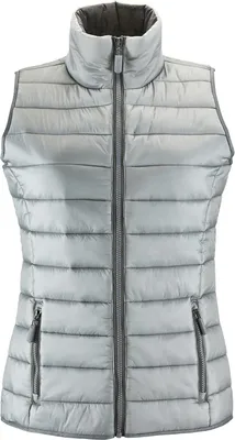 Image de Gilet matelassé SOLS Wave pour femme Imperméable PC2454 (2XL) (Gris métal)
