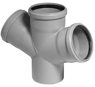 Zdjęcie produktu dla Odbočka dvojitá Osma HTDA 67° DN 110 x 110 x 110 šedá