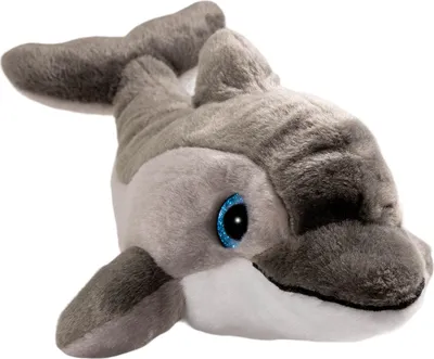 Zdjęcie produktu dla Carl Dick delfin szary z brokatowymi oczami, pluszak, pluszak ok. 29cm 3583