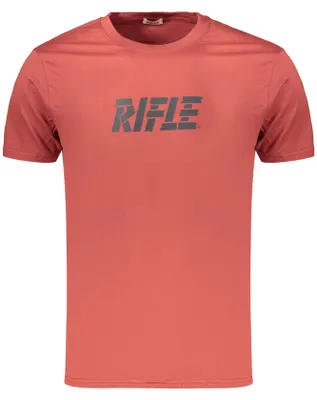 Produktbild von Herren T-Shirt Rot Kurzarm mit Print und Rundhalsausschnitt
