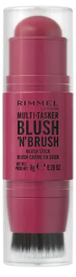 Image de Rimmel London Multi-Tasker Blush 'N' Brush Stick 8 g #200 Fushia Glam
