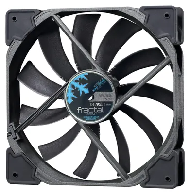 Produktbild von Fractal Design Venturi HF-14, Ventilator, 14 cm, 850 RPM, 1200 RPM, 200,8 m³/h, Schwarz, Grau