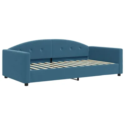 Immagine prodotto di vidaXL Letto da giorno blu 100x200 cm in velluto