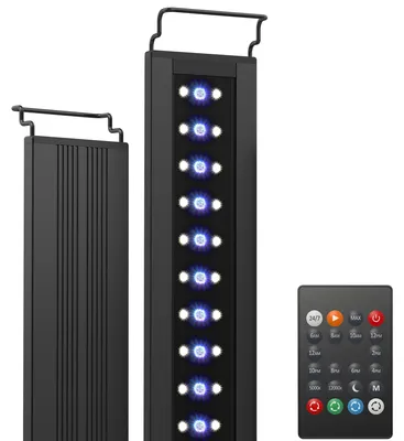 LED Aquariumleuchte 28-42 cm, 10 W, Vollspektrum, 24/7-Modus