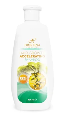 Obrázek produktu pro Hristina Cosmetics Šampon na podporu růstu vlasů, 400 ml