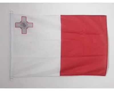 Bootflagge Malta 150x90 cm, Polyester, mit Ringen