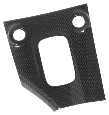 Image de Cache de boîte de vitesses en fibre de carbone, console de levier de vitesse, cadre adhésif pour Fairlady Z RZ34 400Z, modèles 2022 et suivants, pour véhicules à conduite à gauche