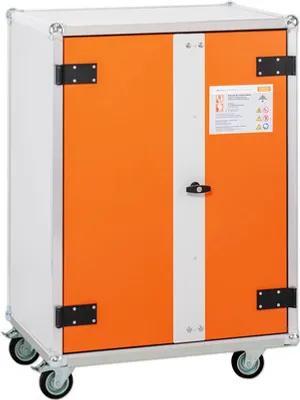Produktbild von Akku-Lagerschrank Cemo 8/10 mit Rollen