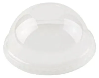 PLA-Becherdeckel, Ø 97 mm, 50 Stück, transparent, kompostierbar