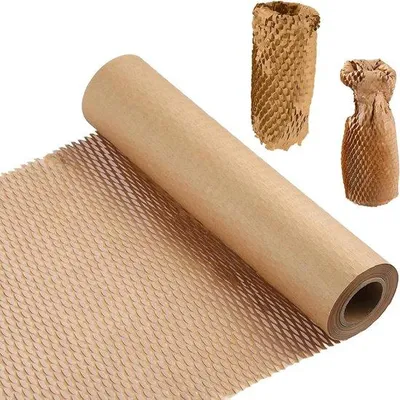 Obrázek produktu pro Role voštinového papíru 30 cm x 30 m – balicí papír – výplňový papír pro křehké předměty – náhrada za bublinkovou fólii