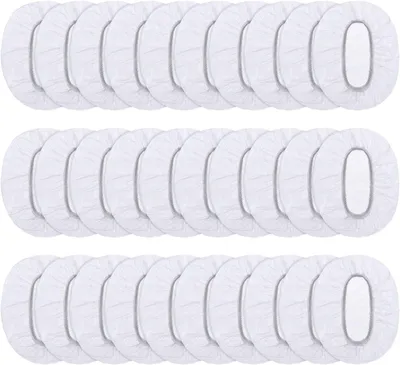 Produktbild von Pack von 100 Einweg-Ohrstöpseln, Wasserdicht, für Dusche und Haarfärbung, Transparent